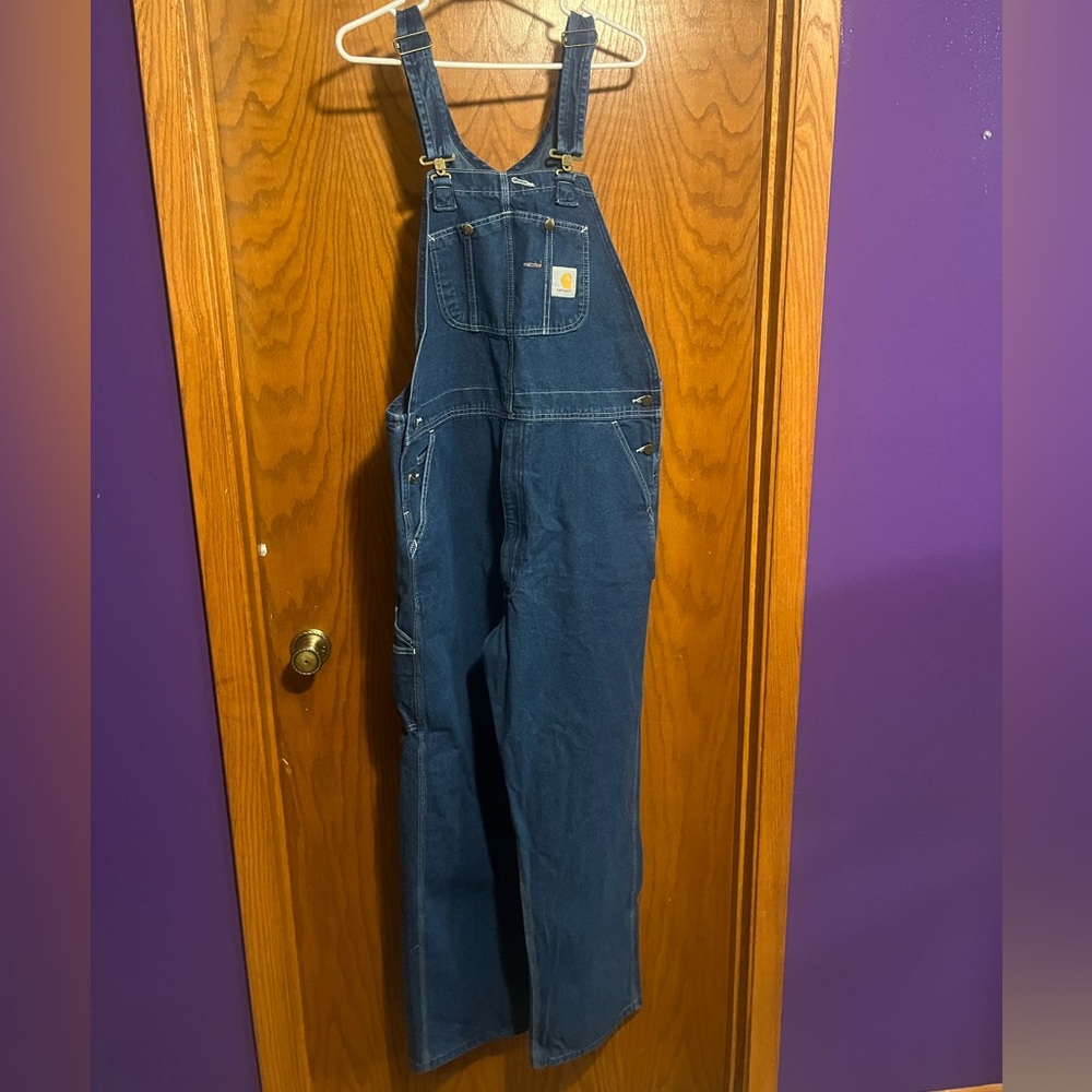 Carhartt denim overalls